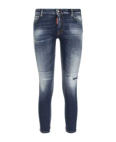 DSQUARED2 Stretch Cotton Cropped Jeans