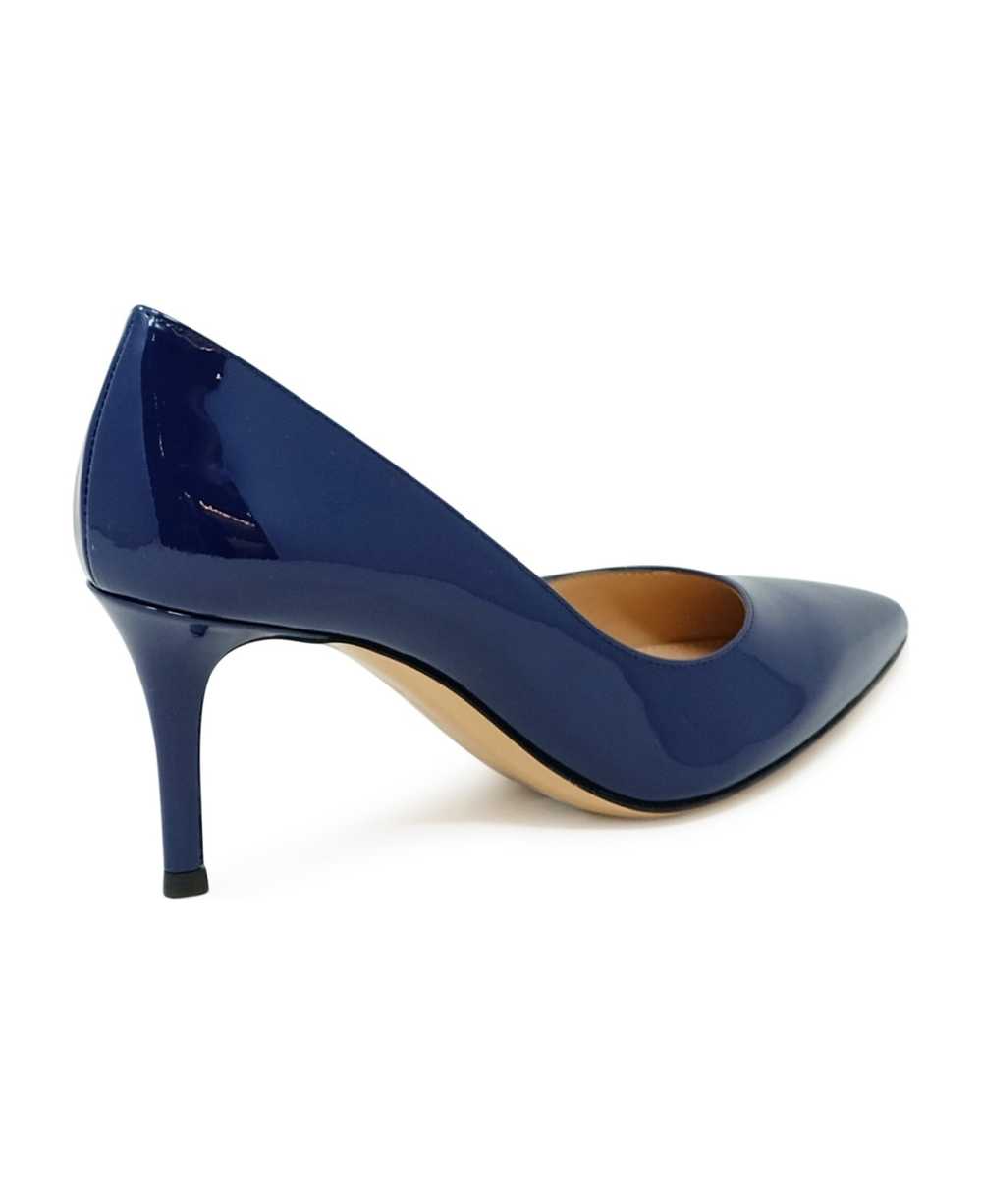 Gianvito Rossi G26770.70ric. Vernavy Navy Patent … - image 3