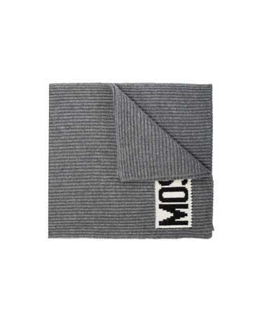 Moschino Logo Intarsia-knit Scarf