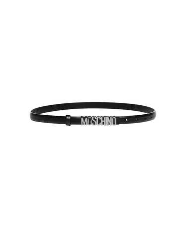 Moschino Logo-plaque Belt