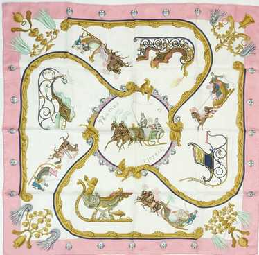 HERMES シルクスカーフ PLUMES Hermes Scarf 