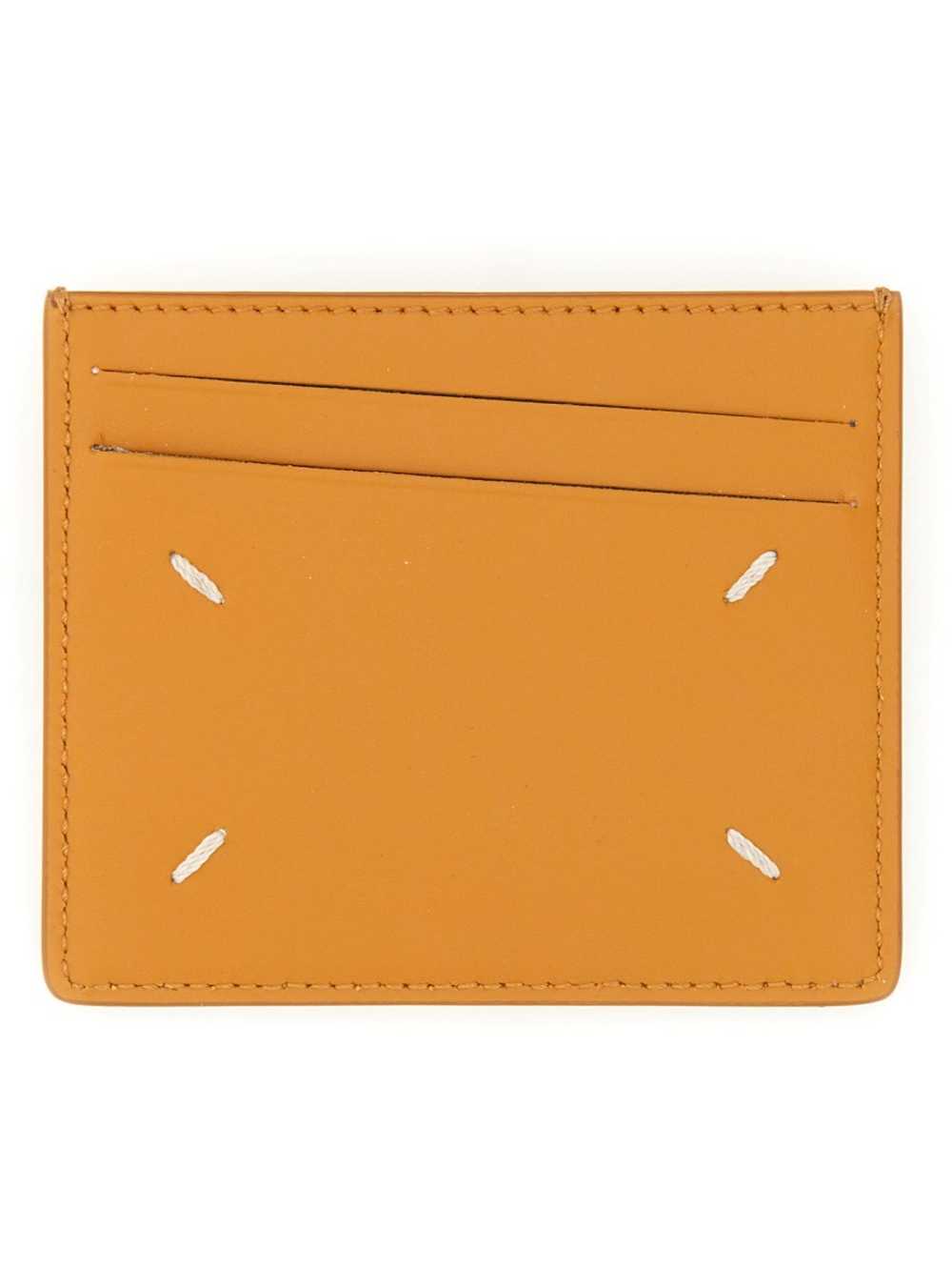 Maison Margiela LEATHER CARD HOLDER WITH FOUR SEA… - image 1