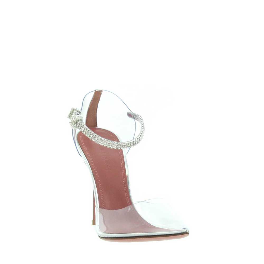 Amina Muaddi Ursina Glass Pump Clear - image 2