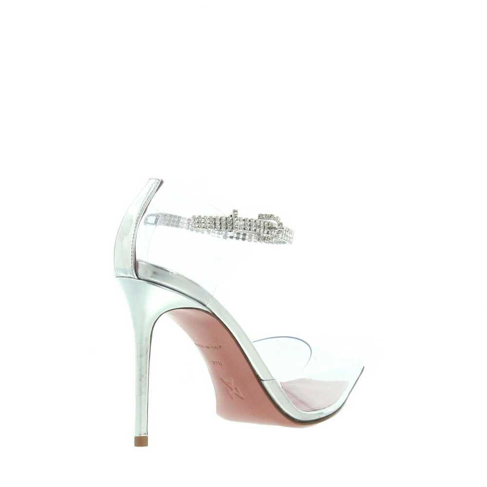 Amina Muaddi Ursina Glass Pump Clear - image 3