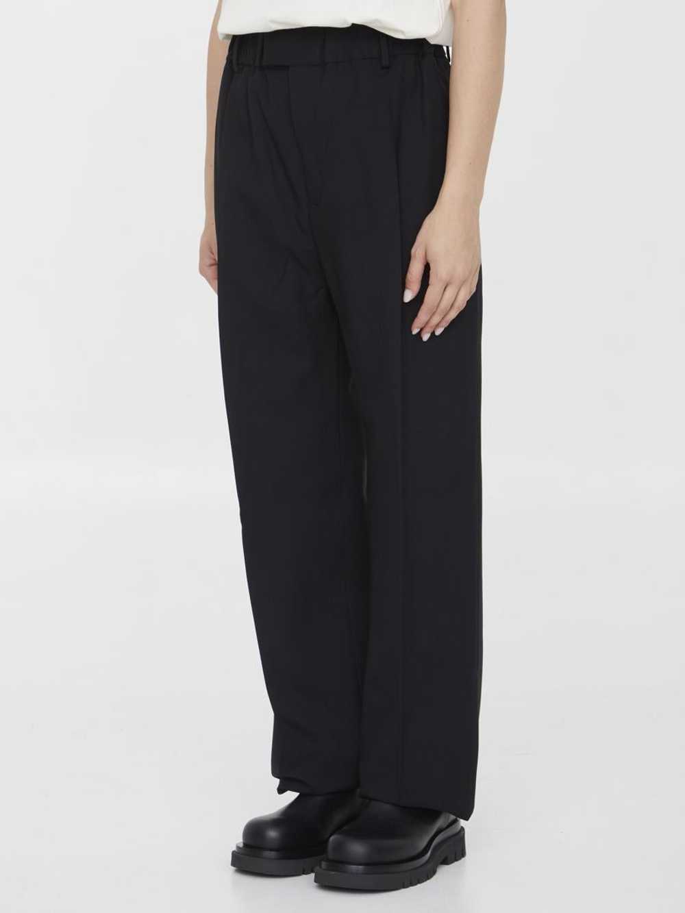 BOTTEGA VENETA BLACK WOOL PANTS - image 2