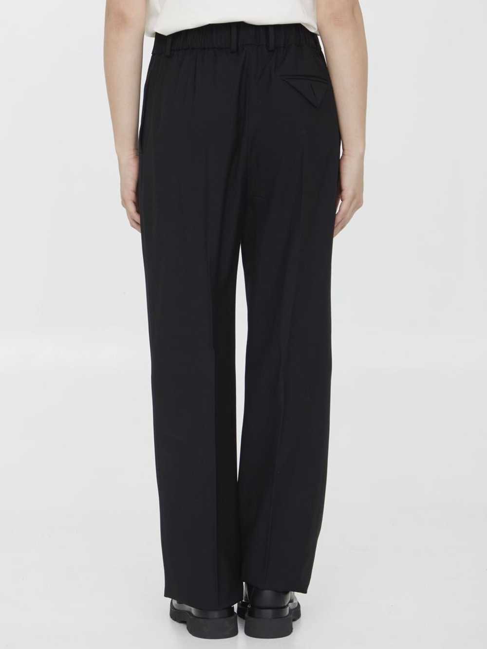 BOTTEGA VENETA BLACK WOOL PANTS - image 4