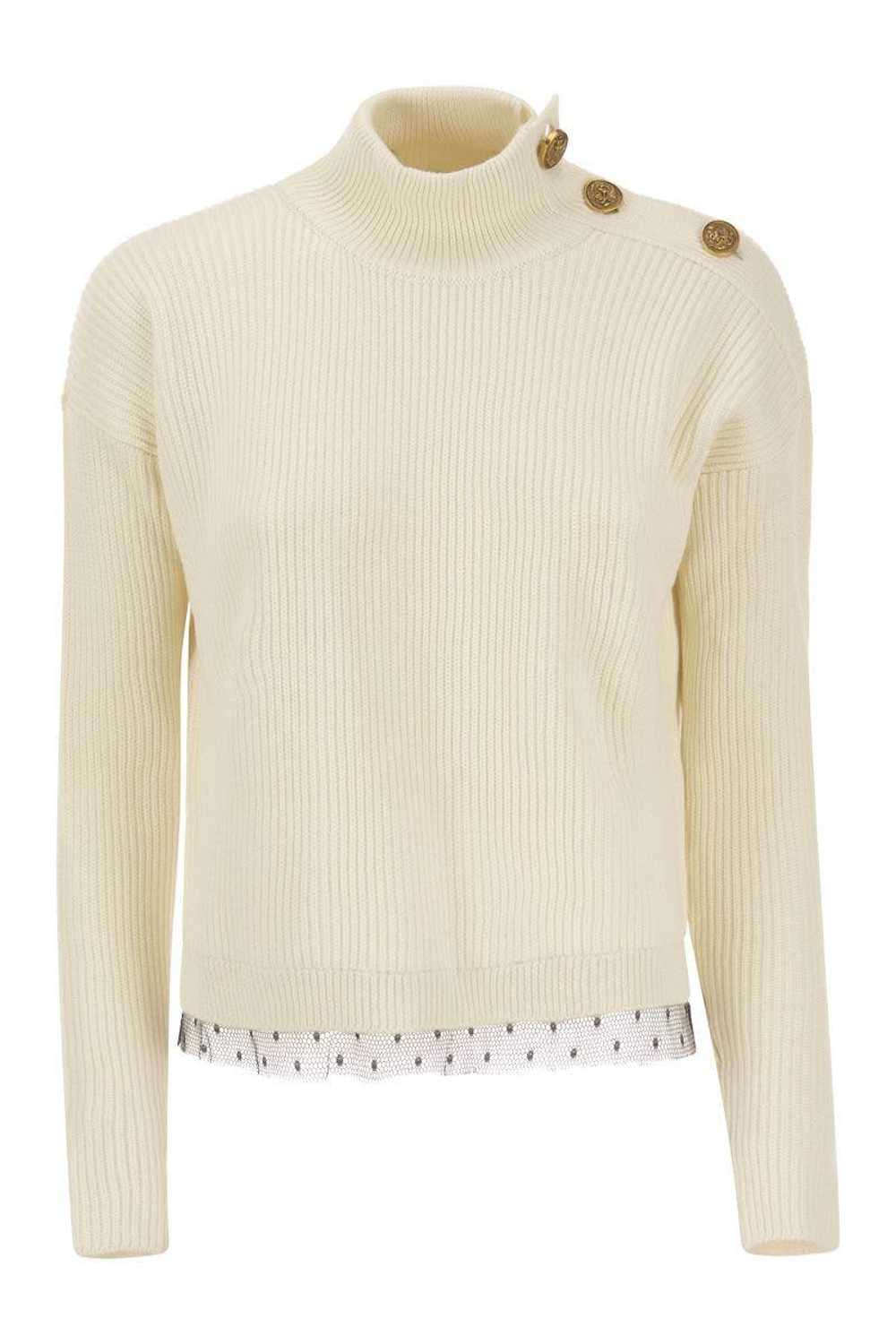 REDValentino RED VALENTINO WOOL-BLEND TURTLENECK … - image 1