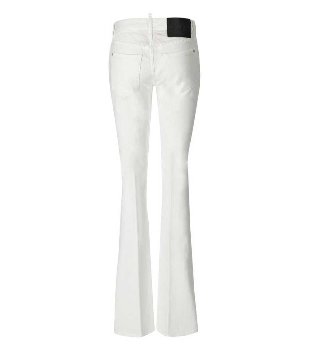 DSQUARED2 TWIGGY WHITE FLARE JEANS - image 2