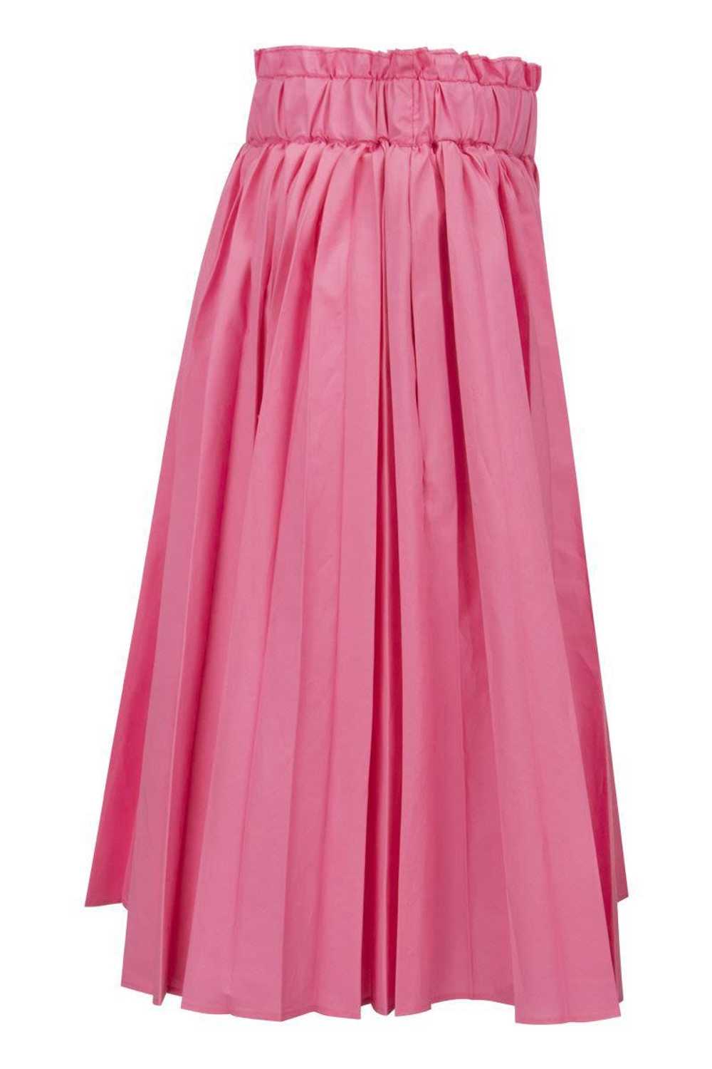 REDValentino RED VALENTINO PLEATED TAFFETA FROISS… - image 3