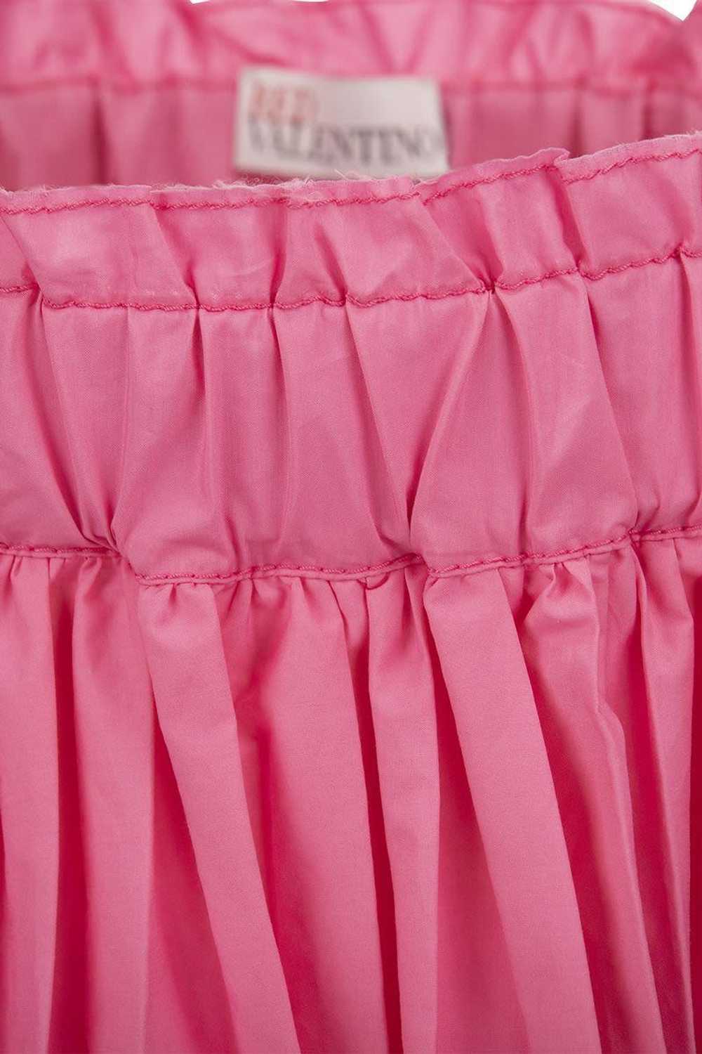 REDValentino RED VALENTINO PLEATED TAFFETA FROISS… - image 4