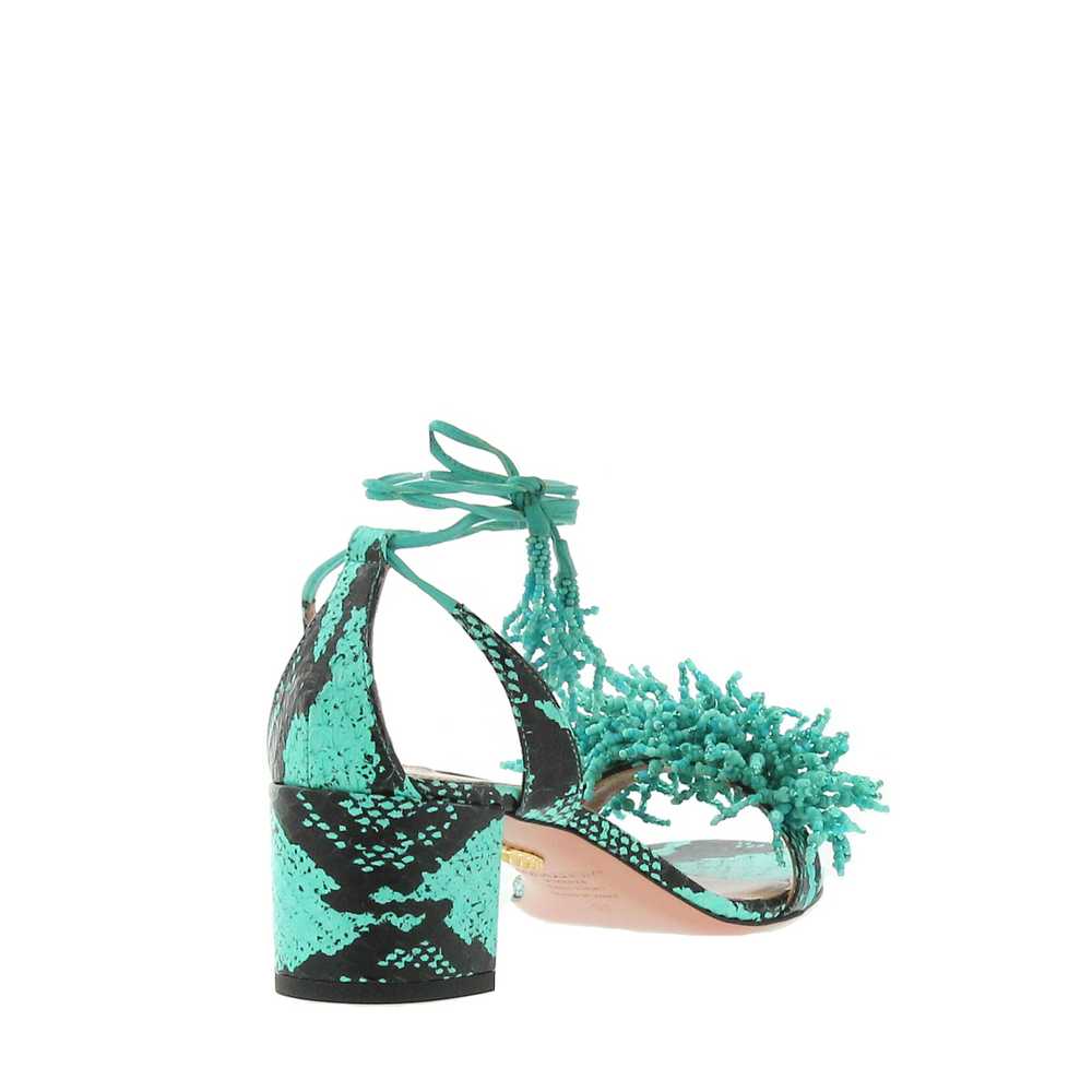 AQUAZZURA Panarea Sandal 50 Turquoise - image 2