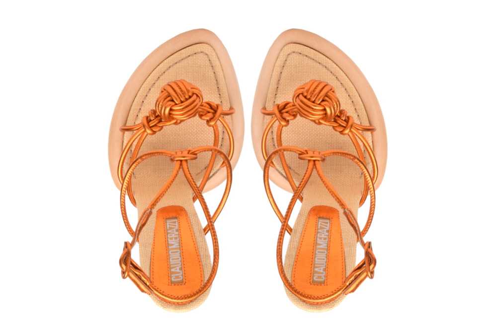 Claudio Merazzi – Tokyo Sandal Arancio - image 3