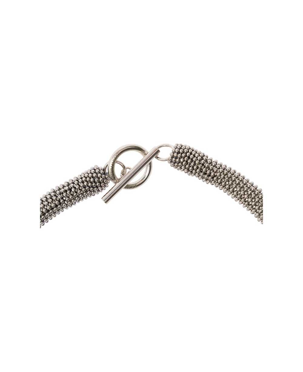 Brunello Cucinelli Silver-tone Necklace With Bead… - image 2