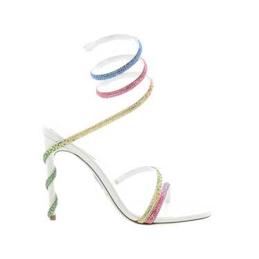 Rene Caovilla – Margot Sandal 105 White / Multico… - image 1