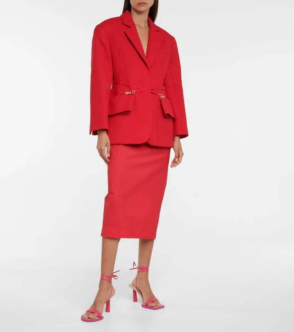 JACQUEMUS La Veste Soco belted wool-twill blazer … - image 4