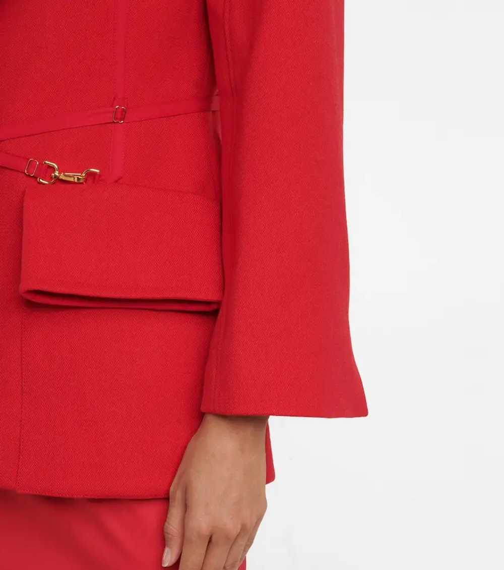 JACQUEMUS La Veste Soco belted wool-twill blazer … - image 8