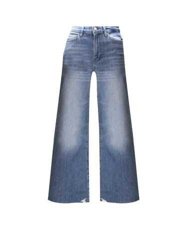 FRAME Raw-cut Hem Cropped Jeans - image 1