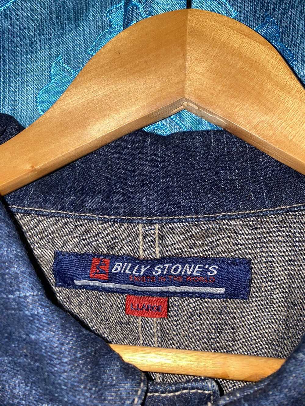 Distressed Denim - Vintage 90s Billy Stones Blue … - image 6