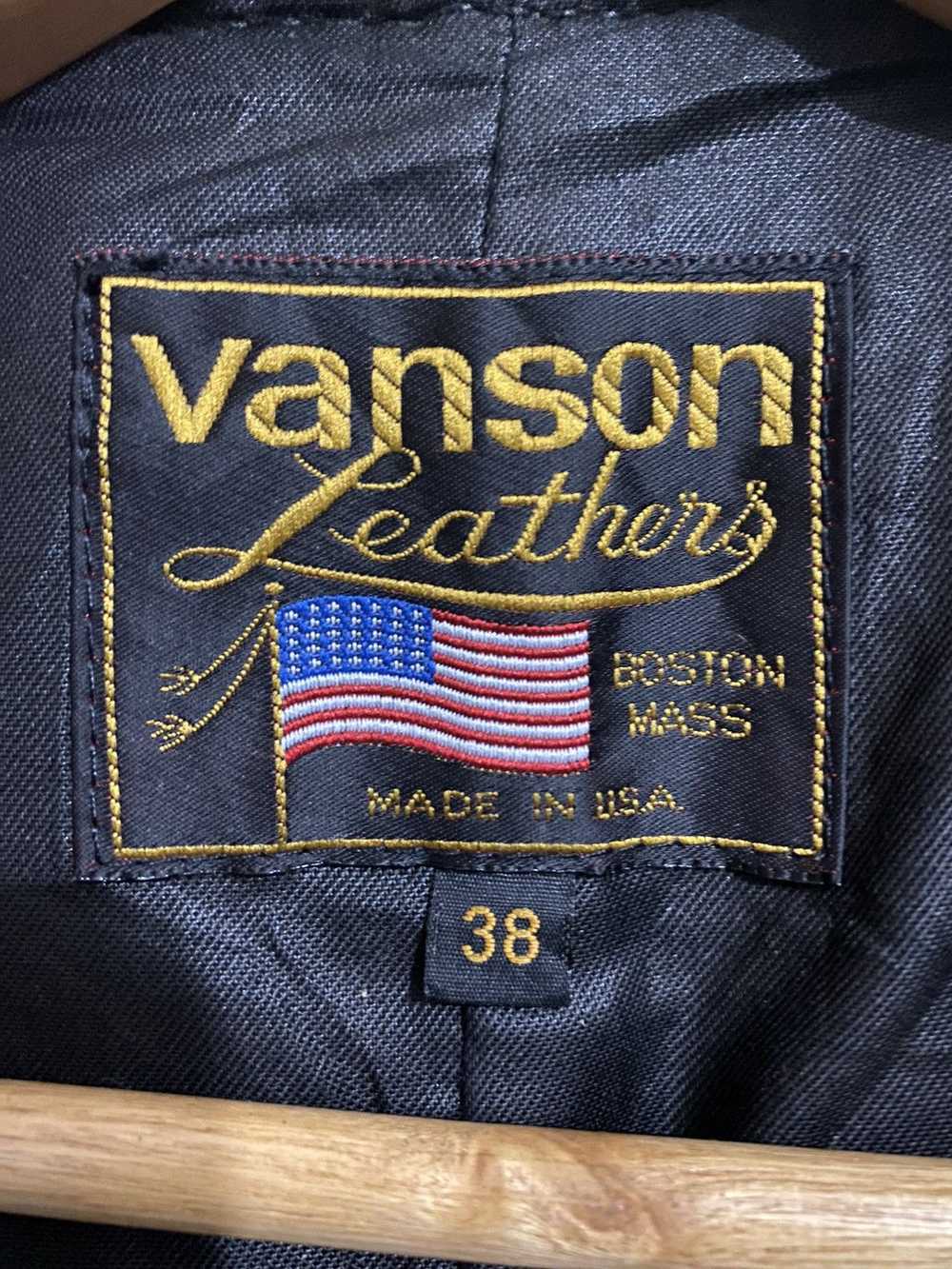 Vanson Leathers - Vintage Vanson Leather Cowhide … - image 8