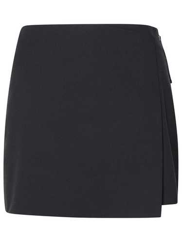 MONCLER BLACK POLYESTER BLEND SHORTS - image 1