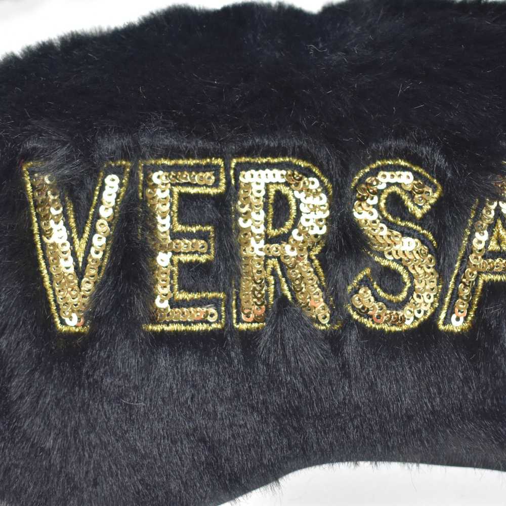 Versace Sequin Logo Plush Sleep Mask - image 2