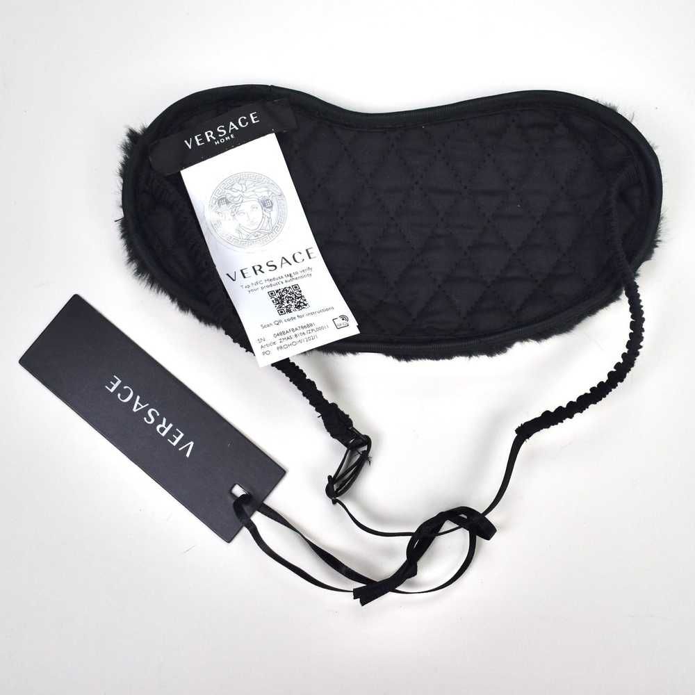 Versace Sequin Logo Plush Sleep Mask - image 4