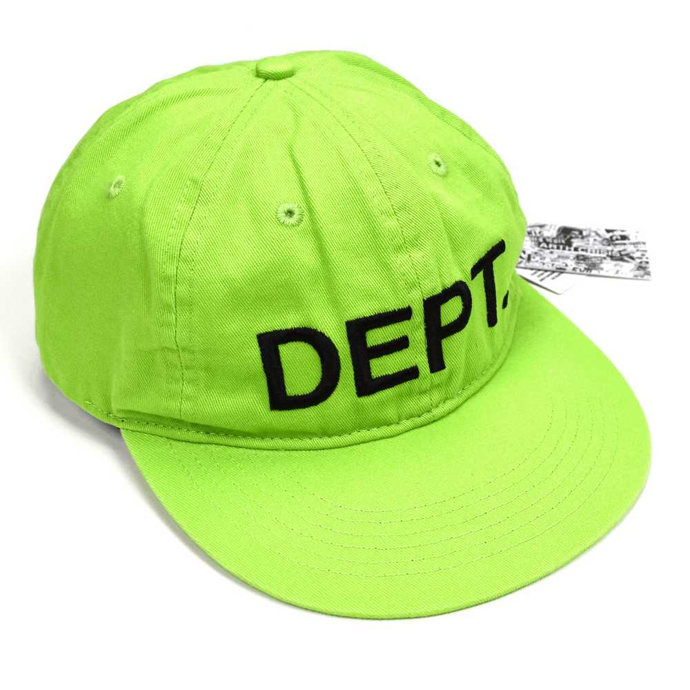 Gallery Dept. DEPT Logo Embroidered Hat Lime Green - image 1