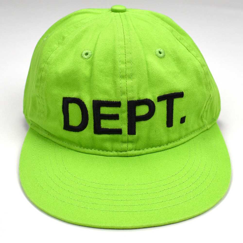 Gallery Dept. DEPT Logo Embroidered Hat Lime Green - image 2