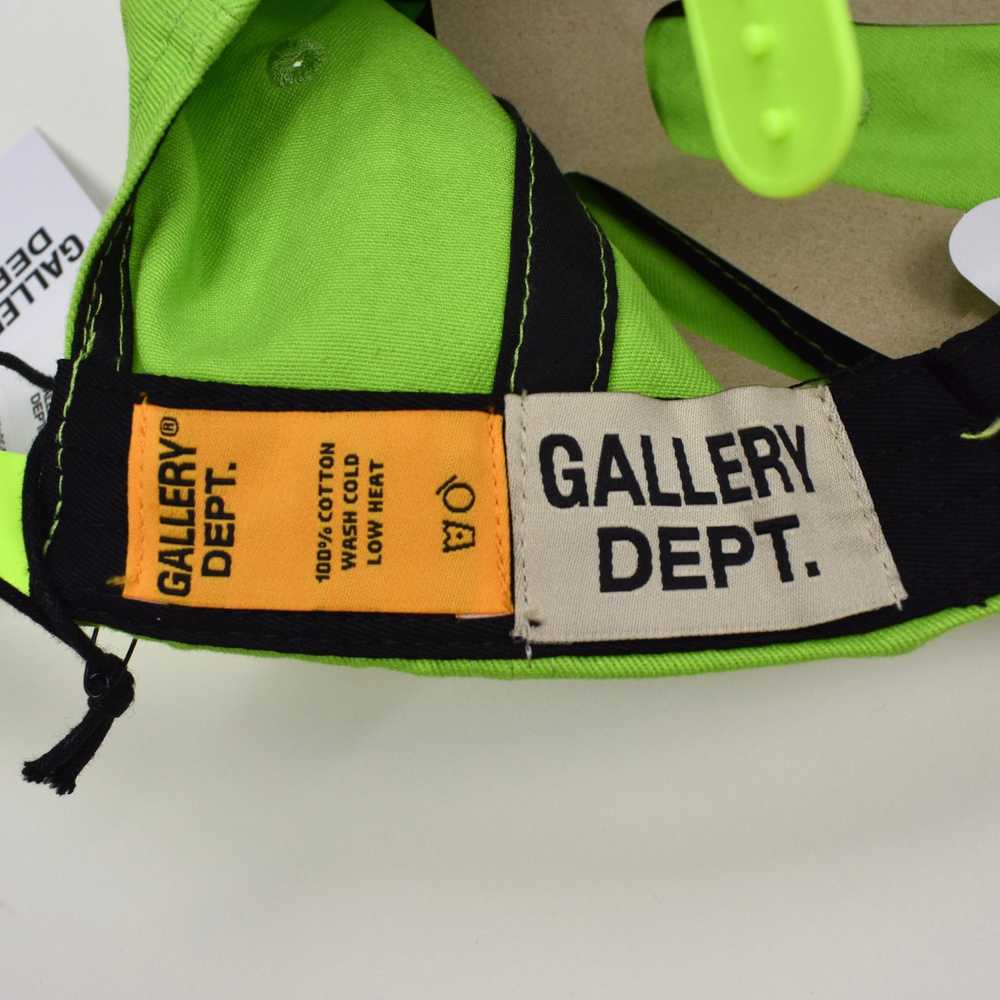 Gallery Dept. DEPT Logo Embroidered Hat Lime Green - image 4