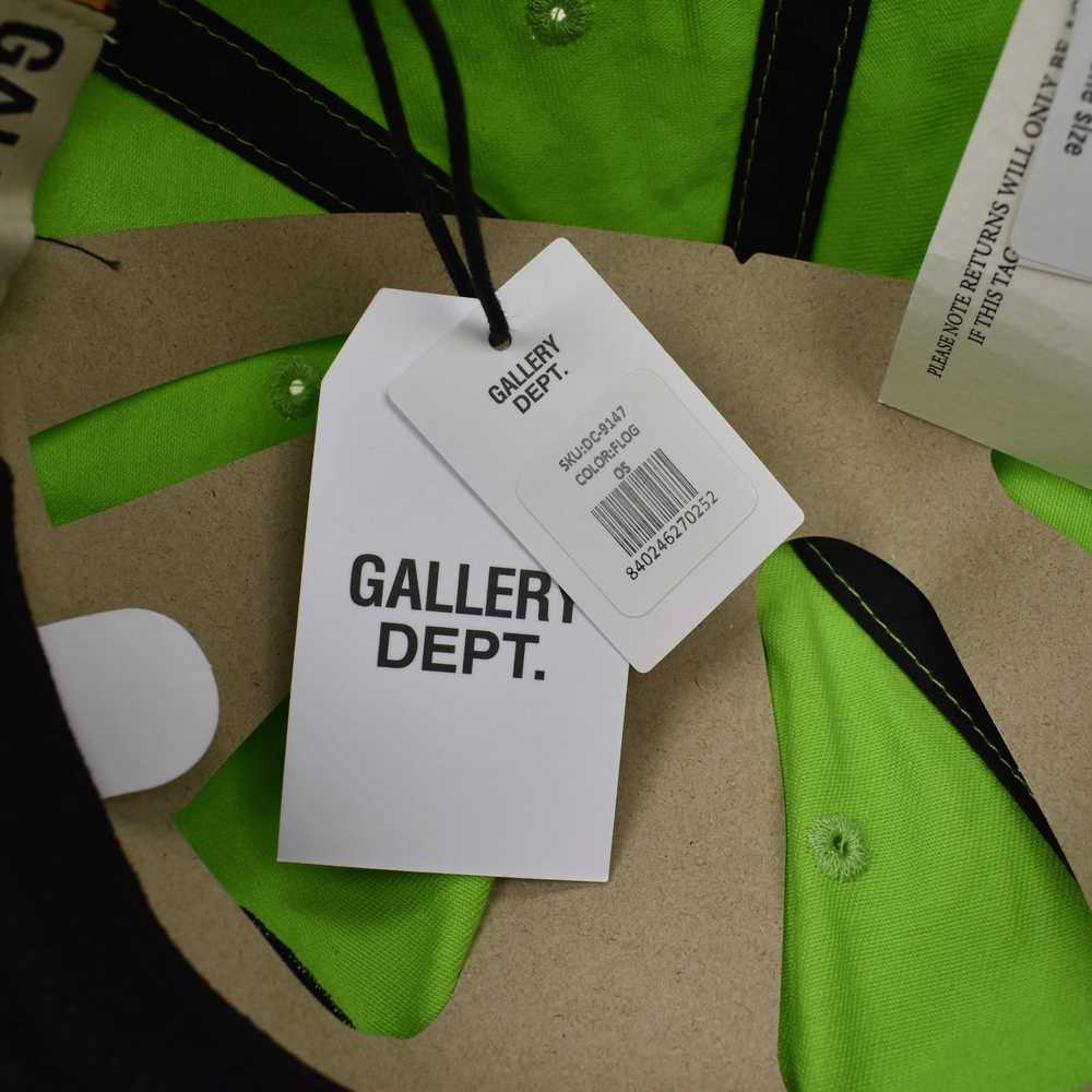 Gallery Dept. DEPT Logo Embroidered Hat Lime Green - image 5