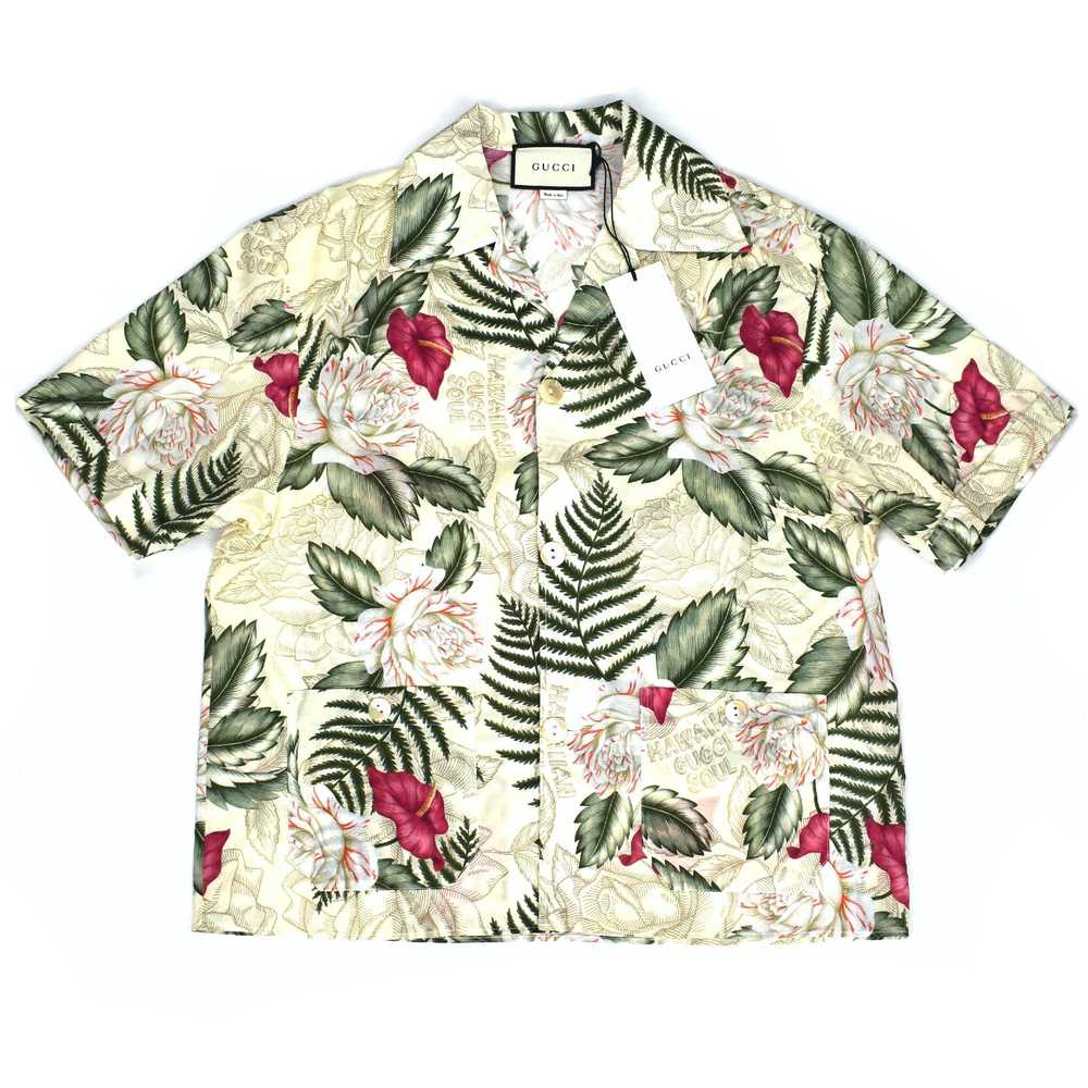 Gucci Hawaiian Dream Floral Print Button Down Shi… - image 1