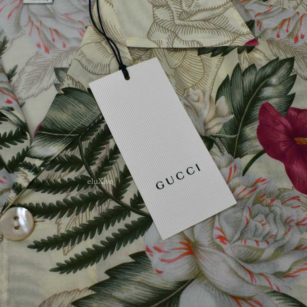 Gucci Hawaiian Dream Floral Print Button Down Shi… - image 4