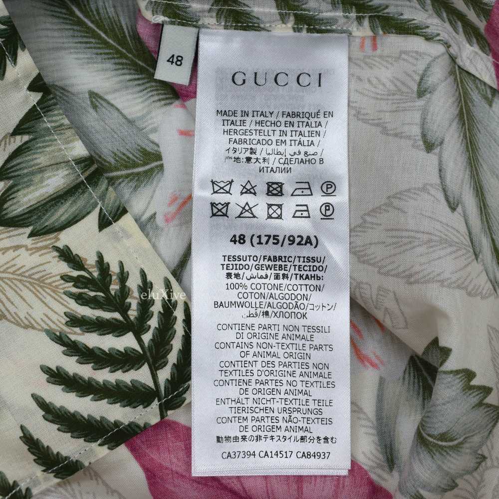 Gucci Hawaiian Dream Floral Print Button Down Shi… - image 8