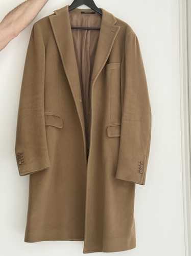 Tagliatore 100$ Cashmere Camel Overcoat - image 1