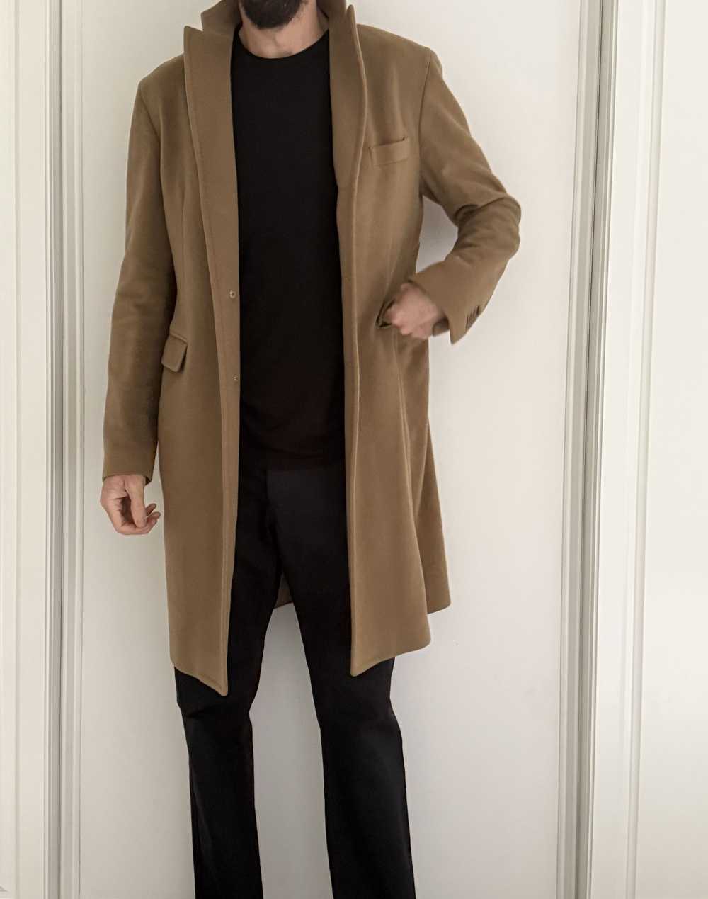 Tagliatore 100$ Cashmere Camel Overcoat - image 4