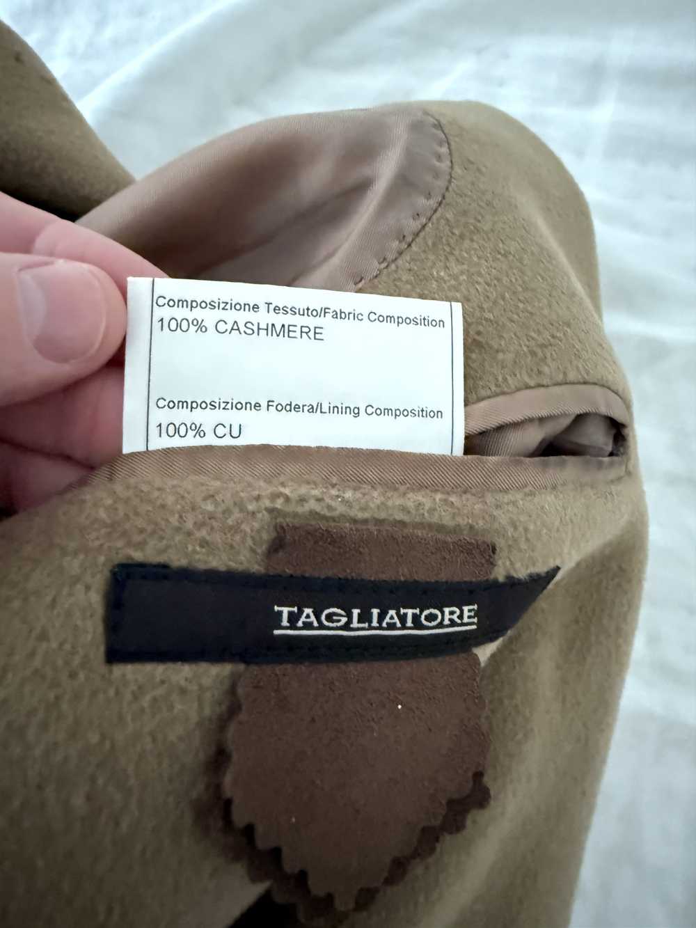 Tagliatore 100$ Cashmere Camel Overcoat - image 6