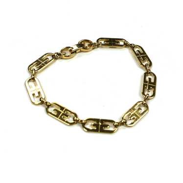 Givenchy 70s Gold Oval GG Logo Bracelet