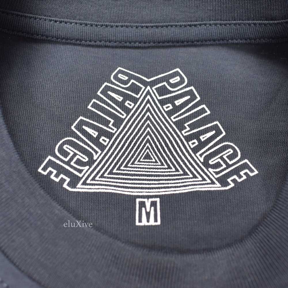 PALACE Inflator Balloon Logo T-Shirt Navy Blue FW… - image 4