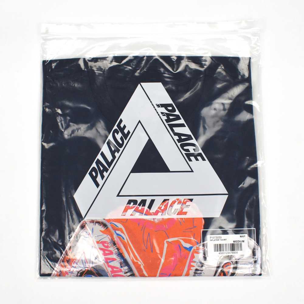 PALACE Inflator Balloon Logo T-Shirt Navy Blue FW… - image 8