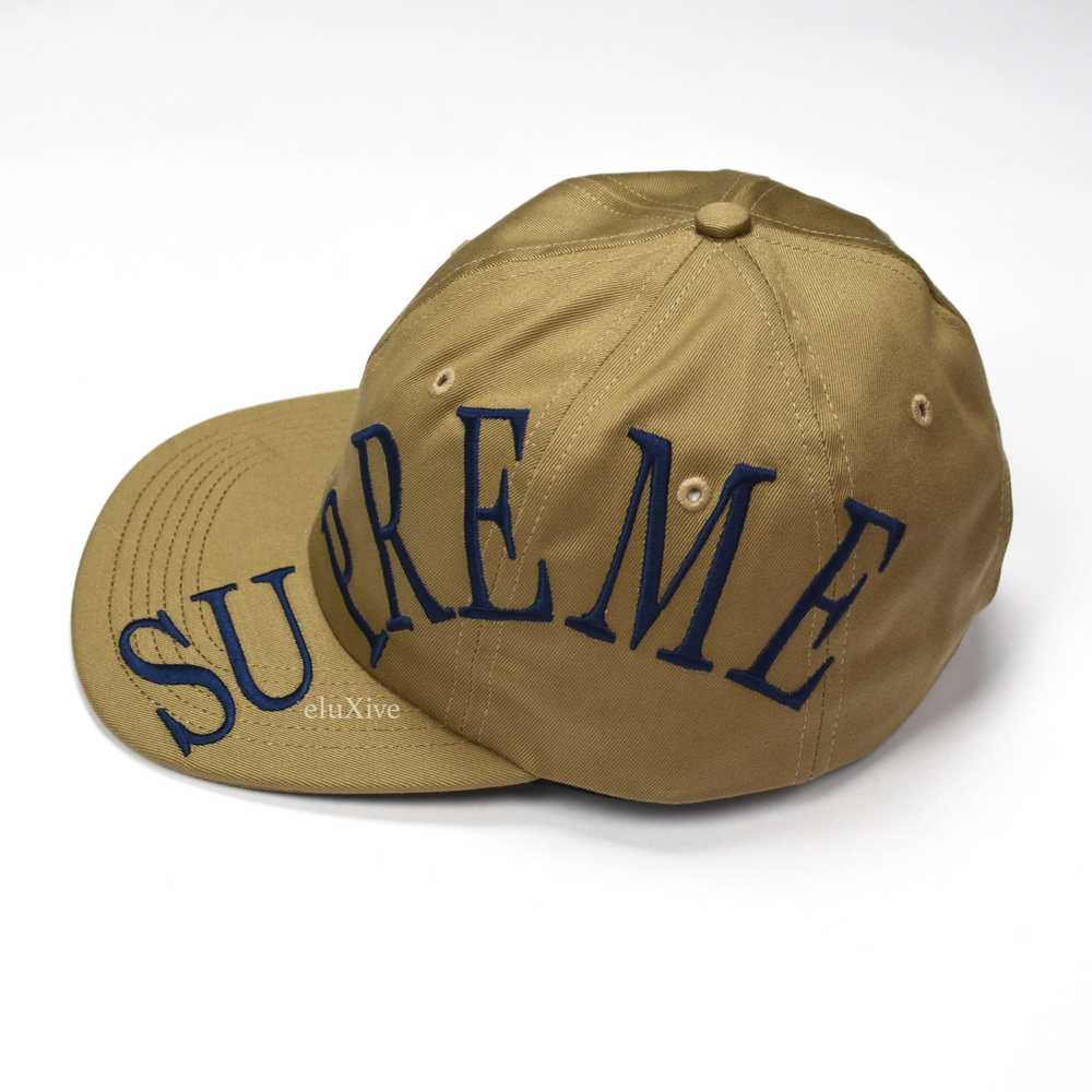 Supreme SS18 Tan Side Arc Logo Hat DS - image 4