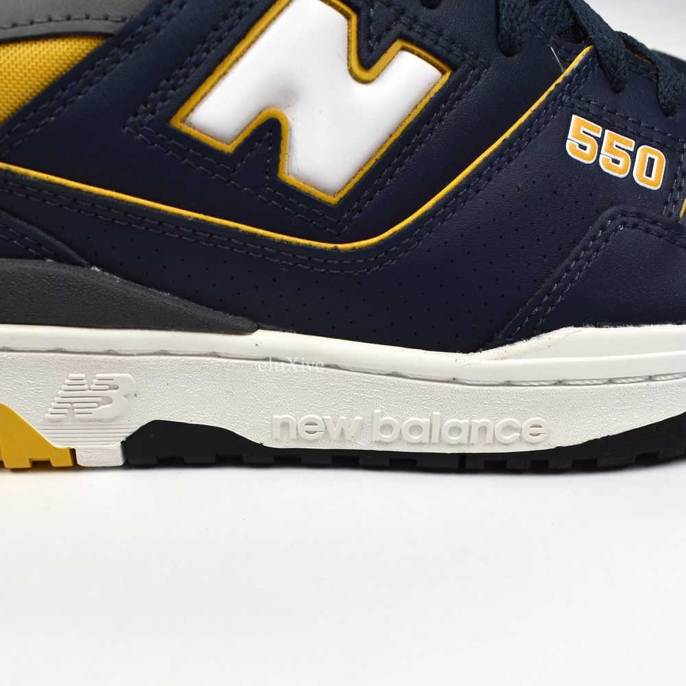 New Balance 550 Basketball Sneakers (Navy/Yellow)… - image 10