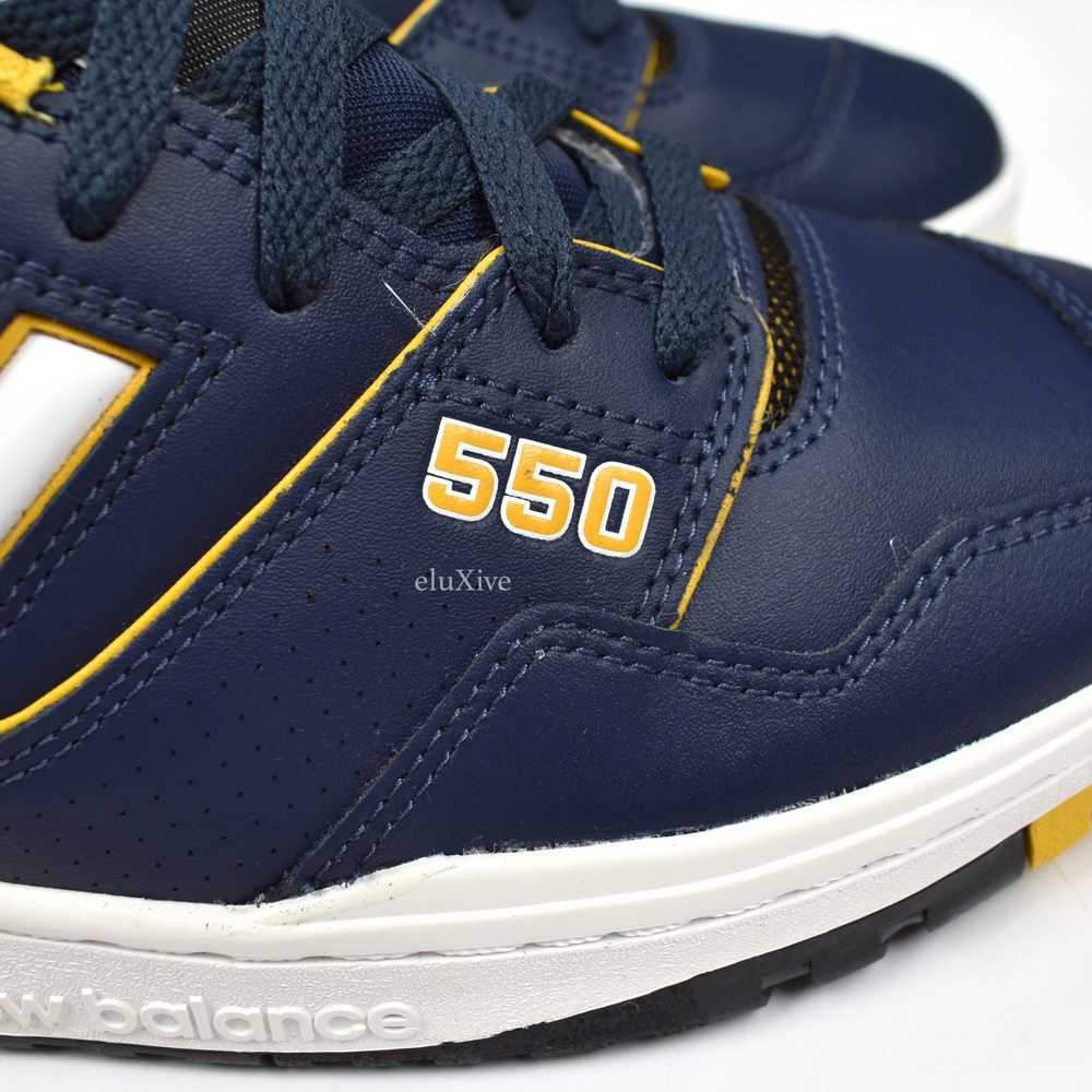 New Balance 550 Basketball Sneakers (Navy/Yellow)… - image 11