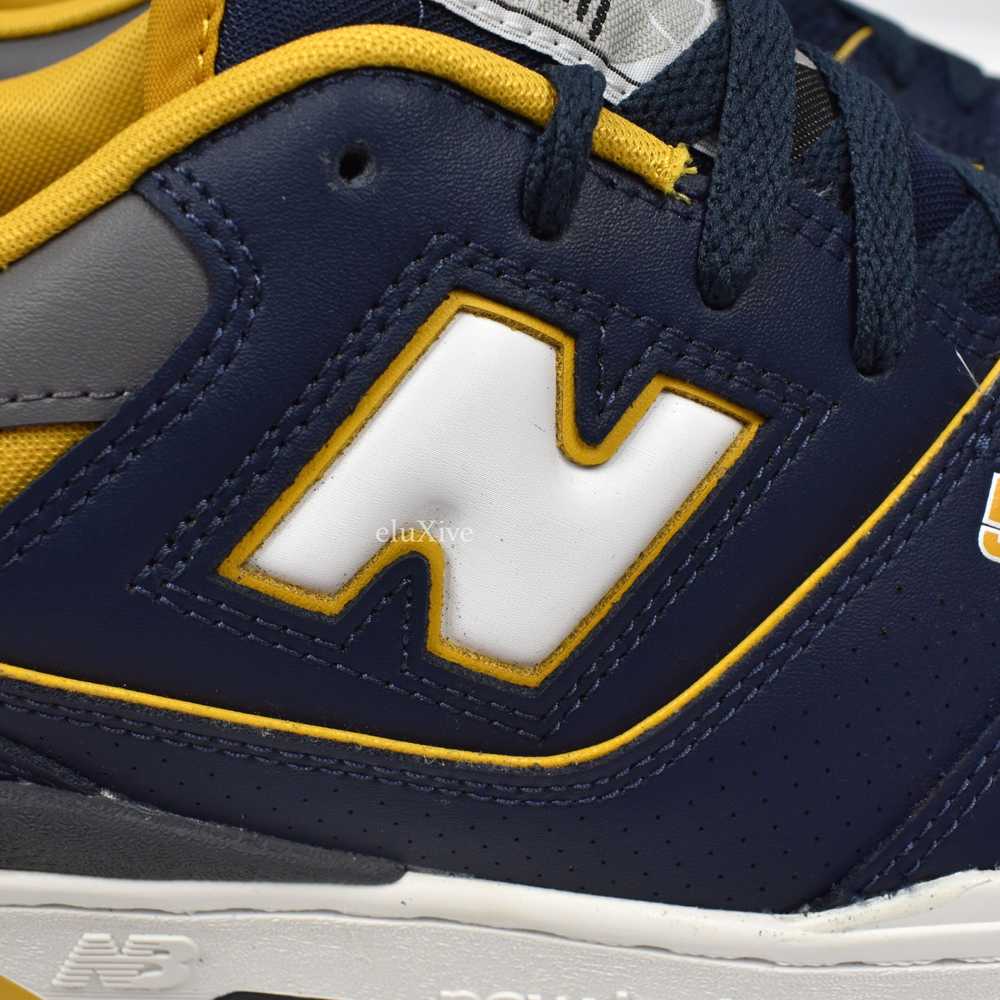 New Balance 550 Basketball Sneakers (Navy/Yellow)… - image 12