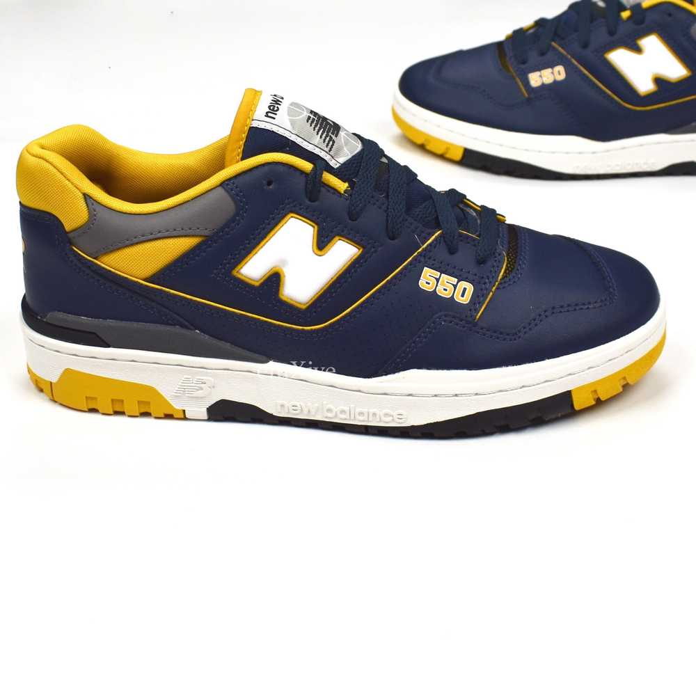 New Balance 550 Basketball Sneakers (Navy/Yellow)… - image 3