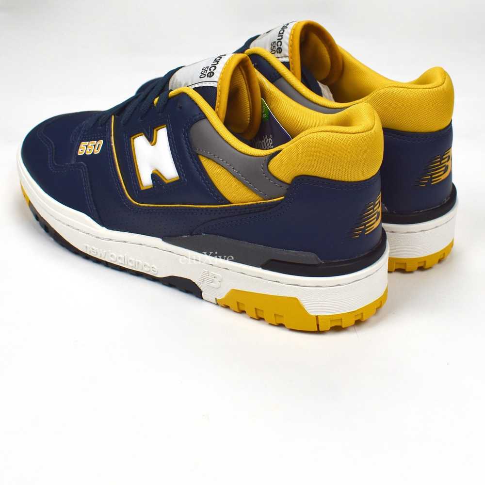 New Balance 550 Basketball Sneakers (Navy/Yellow)… - image 6