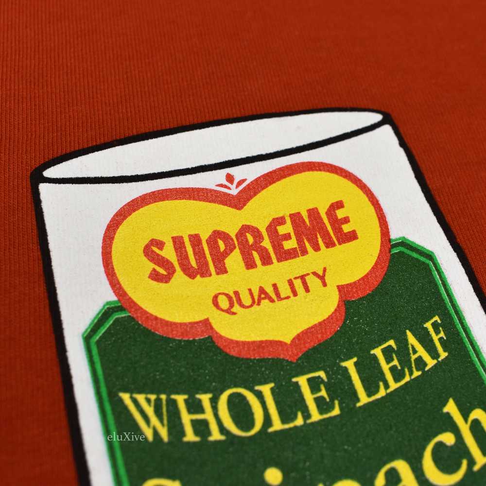 Supreme SS15 Spinach Logo T-Shirt Red DS - image 4