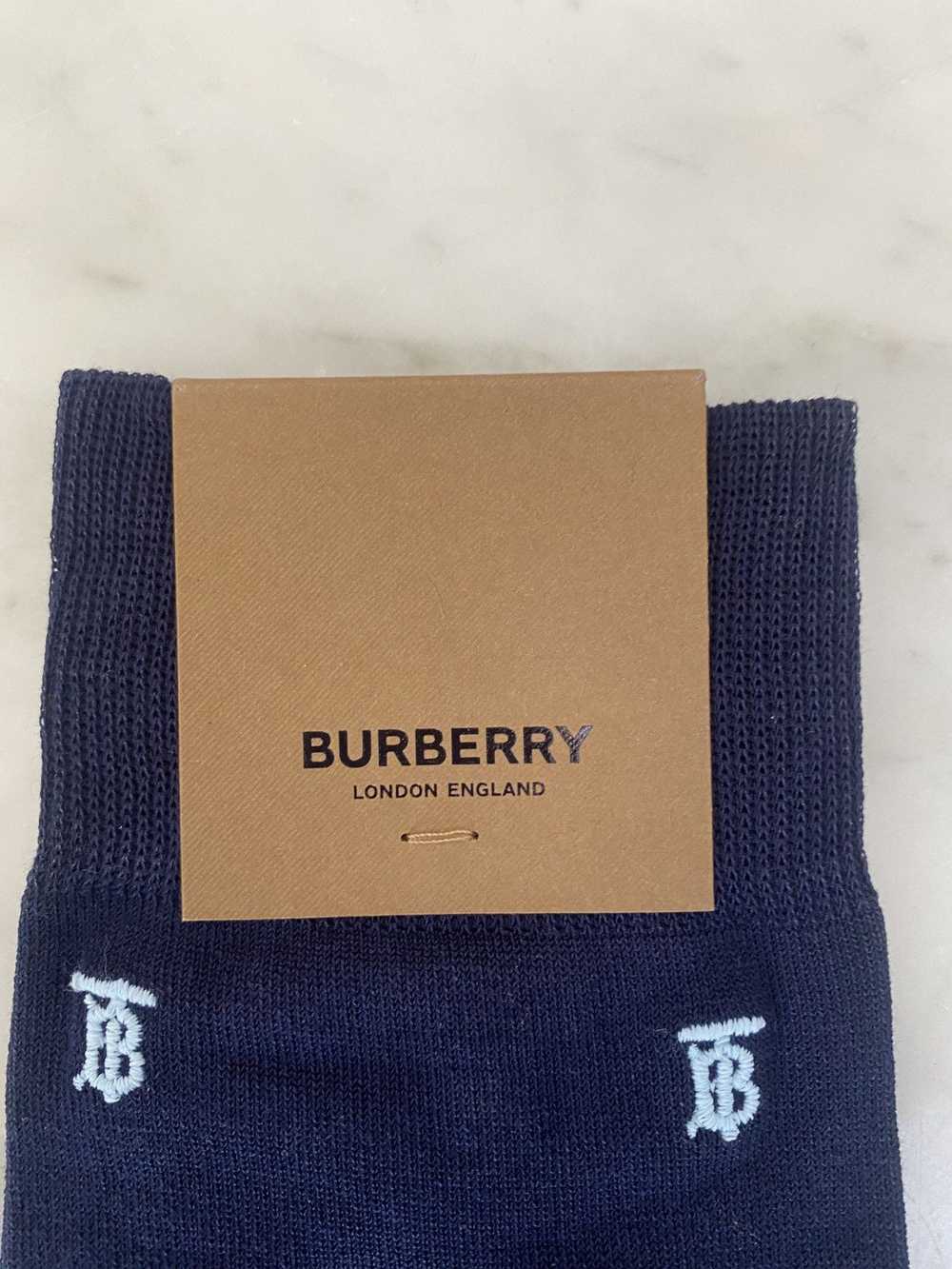 Burberry TB Monogram Logo Star Embroidered Socks … - image 7