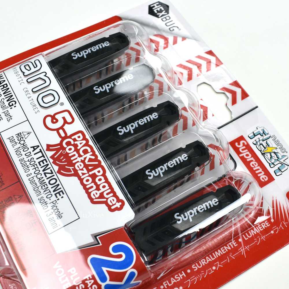 Supreme Black Box Logo Hexbug Nano Flash 5-Pack DS - image 2