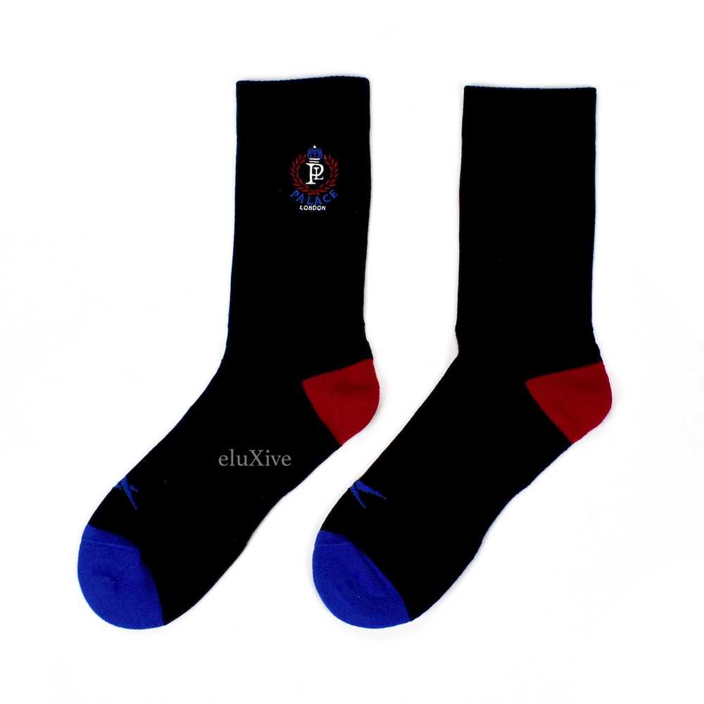 Palace Reebok Wreath Logo Socks (Black) - image 1