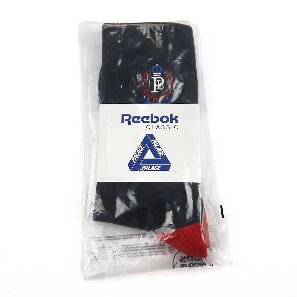 Palace Reebok Wreath Logo Socks (Black) - image 2